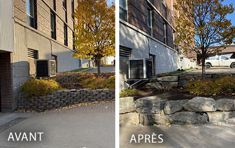 Aménagement paysager terrassement Shawinigan