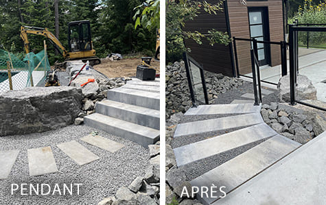 Aménagement paysager terrassement Shawinigan